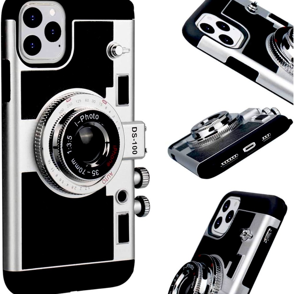 iPhone 11 Pro Emily in Paris phone cover - with camera strap.